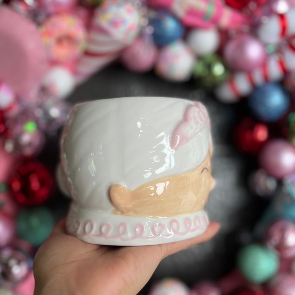 LAST FEW✨NEW🎄At Home 2024 Pink Christmas Mrs Claus Mug🩷 - Picture 7 of 8